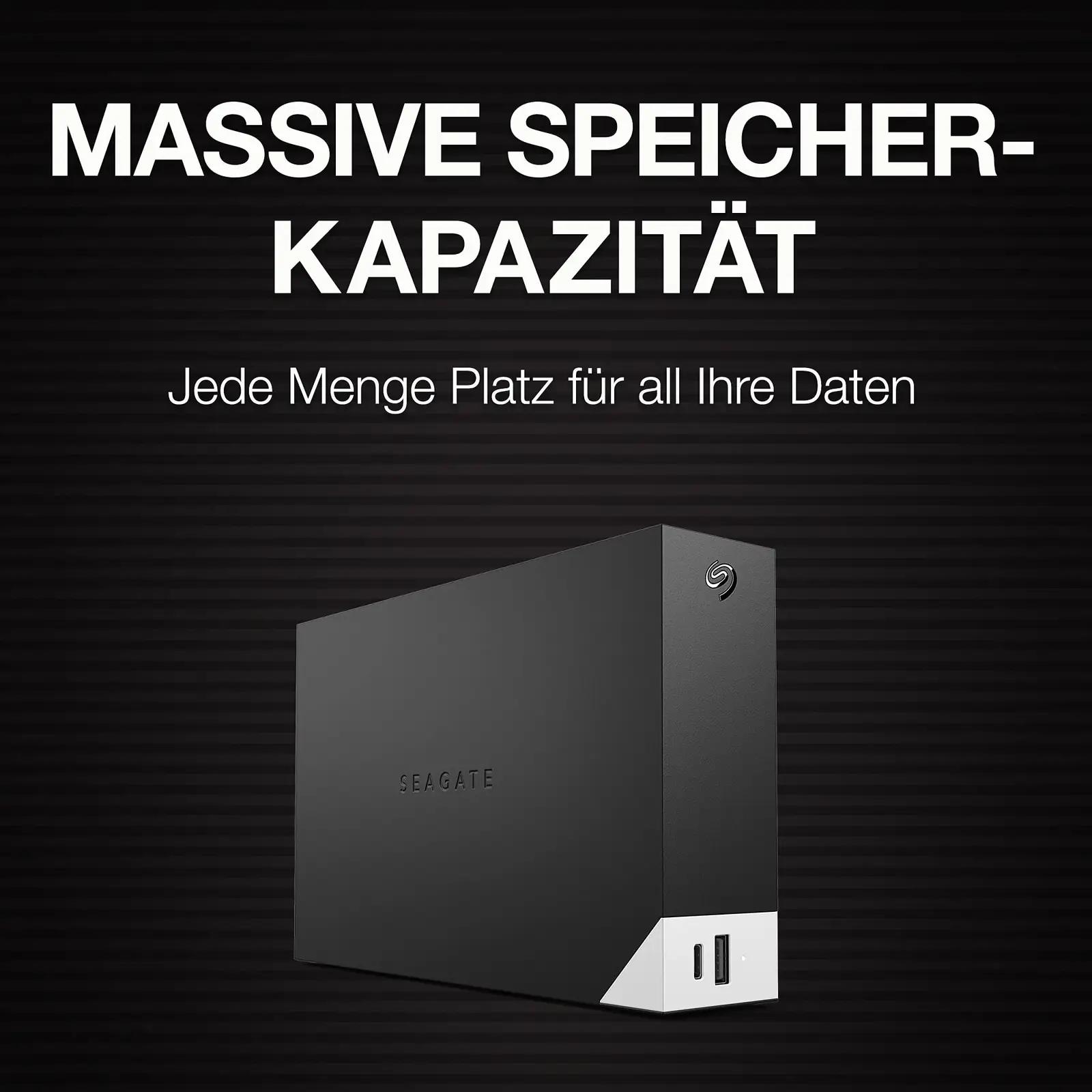 Seagate One Touch HUB 8TB — suur salvestus ja USB-hub lauaks – pakend ja tarvikud