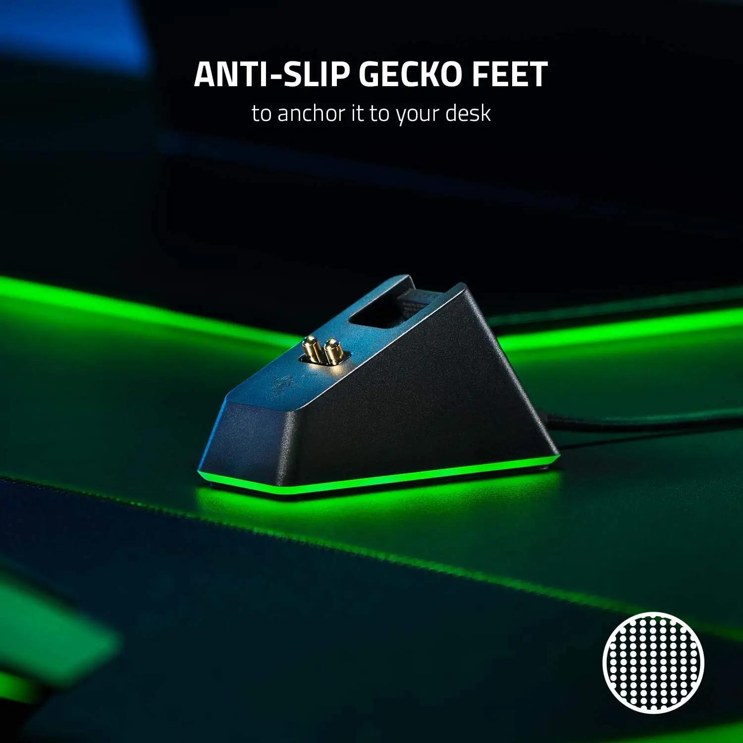 Razer stiilne magnetiline hiire laadija Chroma RGB efekt – kasutusnäide