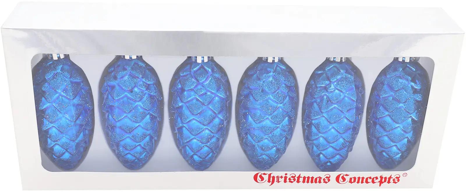 Christmas Concepts kuningas-sinine kuuseehete komplekt – pilt 7