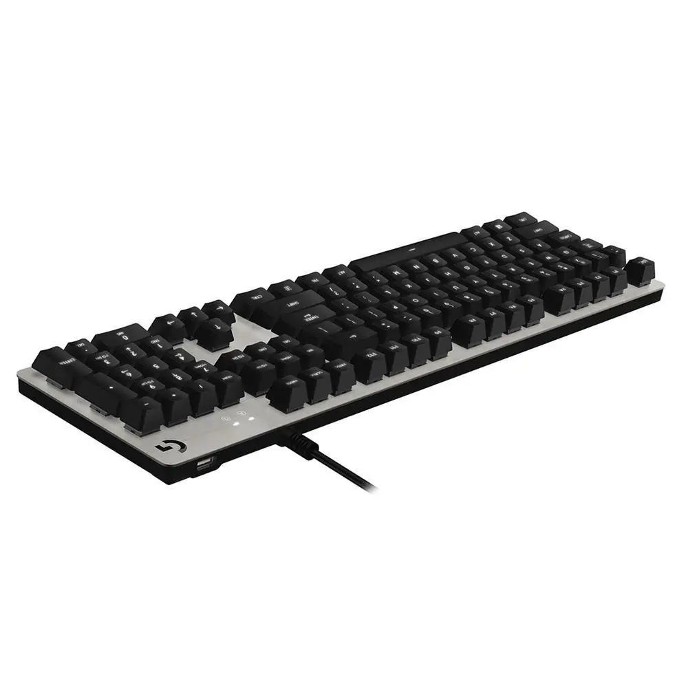 Logitech G vastupidav alumiiniumist mänguklaviatuur – pakend ja tarvikud