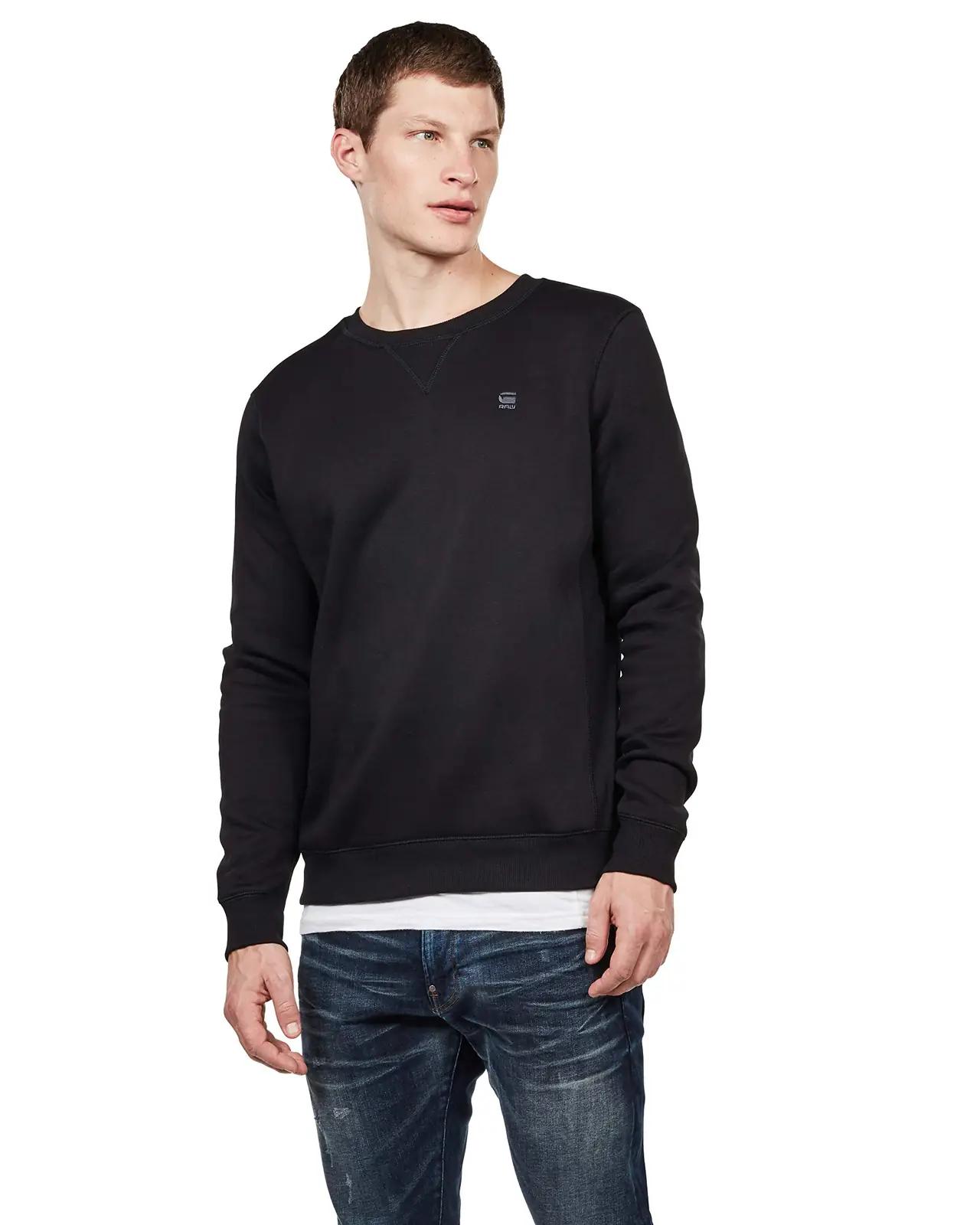 G-STAR meeste kvaliteetne pullover — must mugavus ja stiil