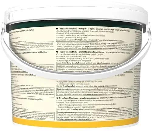 Tetra tasakaalustatud ReptoMin kepikesed — 10 L kilpkonnatoit – pilt 9