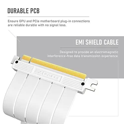 EZDIY-FAB painduv PCIe 4.0 16x kaabel – ideaalne GPU ühenduseks – kasutusnäide