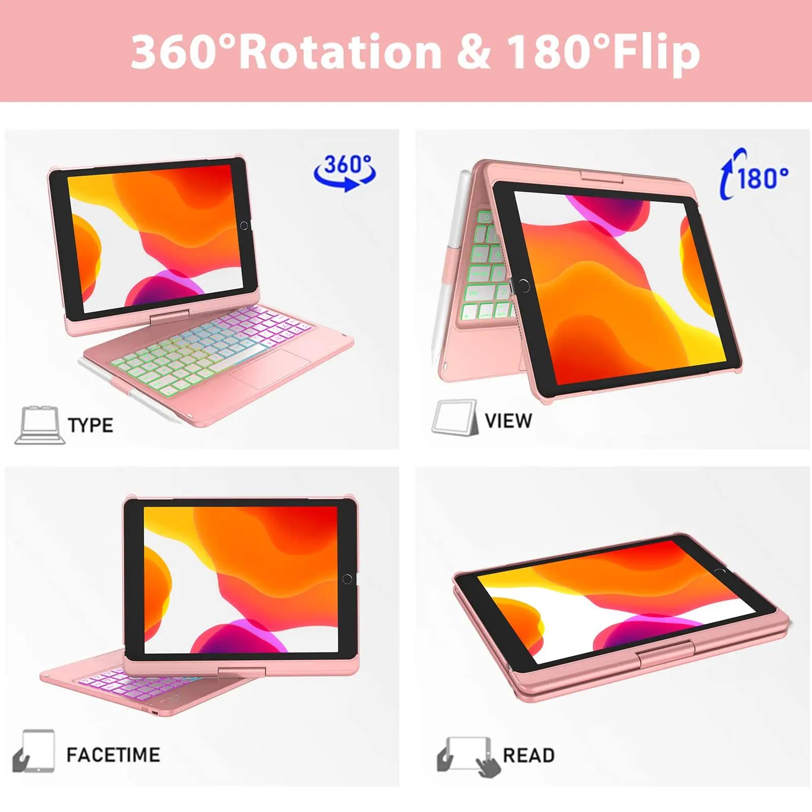 aMZCaSE iPad 10.2 kaitseümbris koos Bluetooth-klahvistikuga – pilt 6
