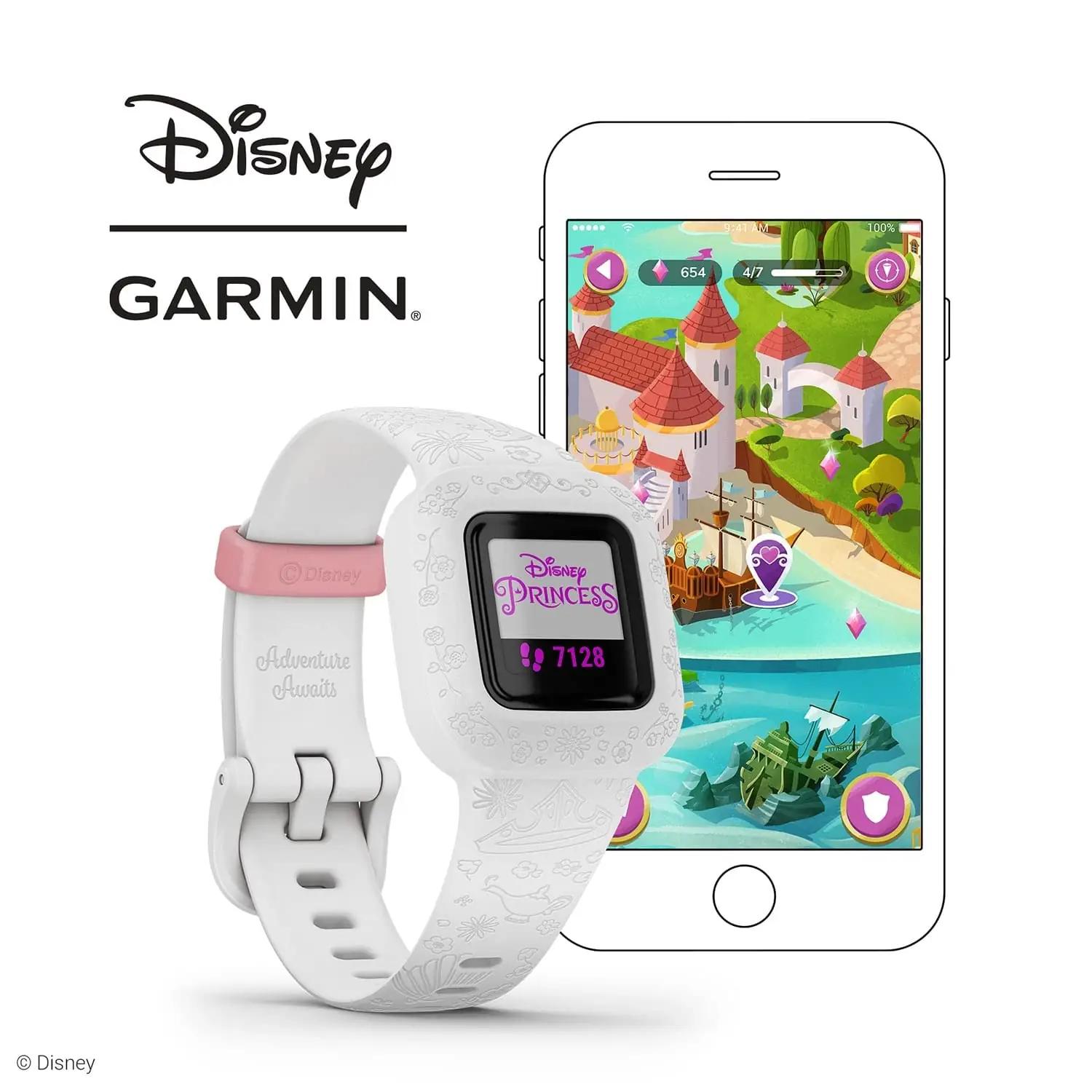 Garmin lasteaktiivsuse rihm Disney prinzessin — veekindel ja – pakend ja tarvikud