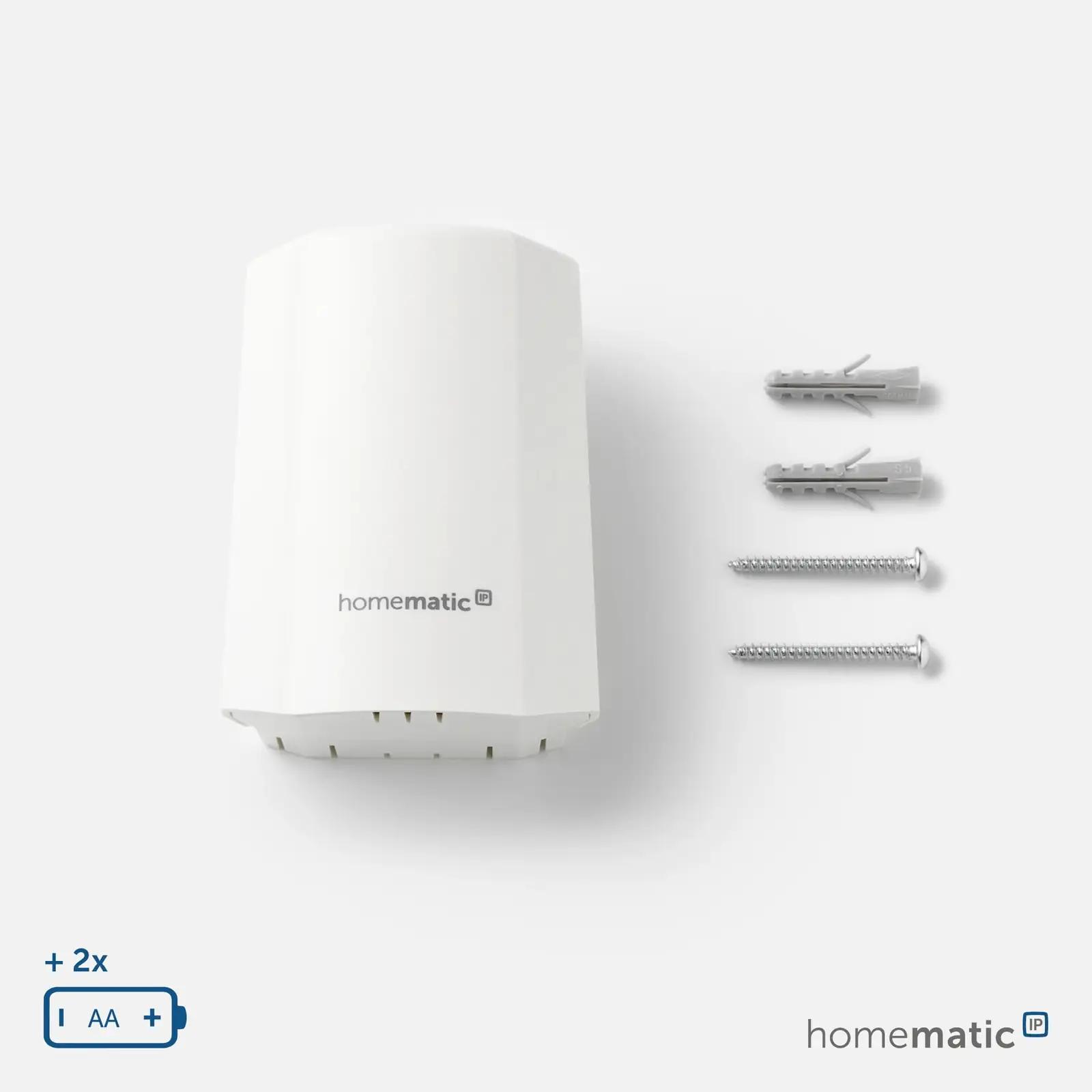 Homematic IP välistingimuste temperatuuri- ja niiskussensor valge – pilt 6