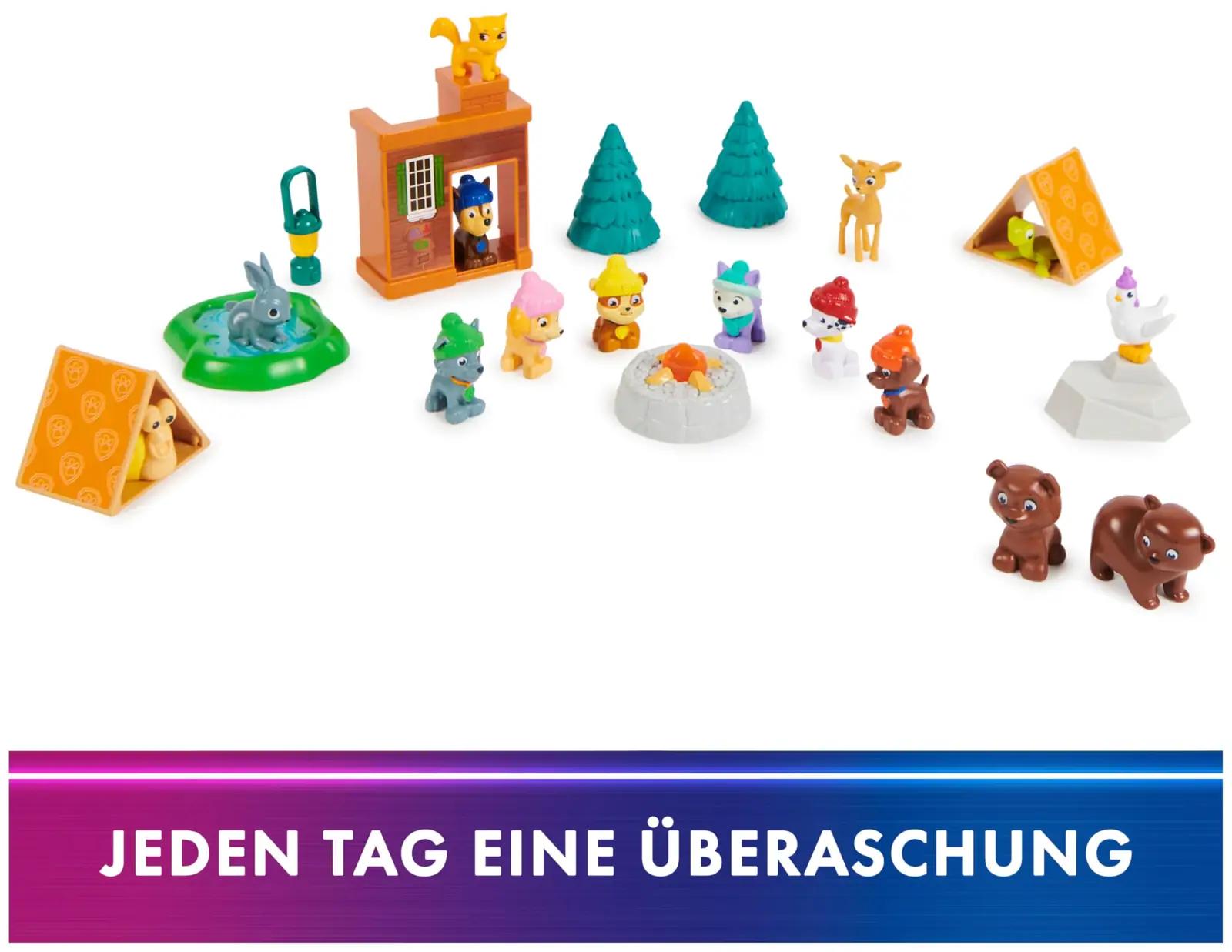 PAW PATROL seikluslik adventkalender laste mänguasjadega – pakend ja tarvikud