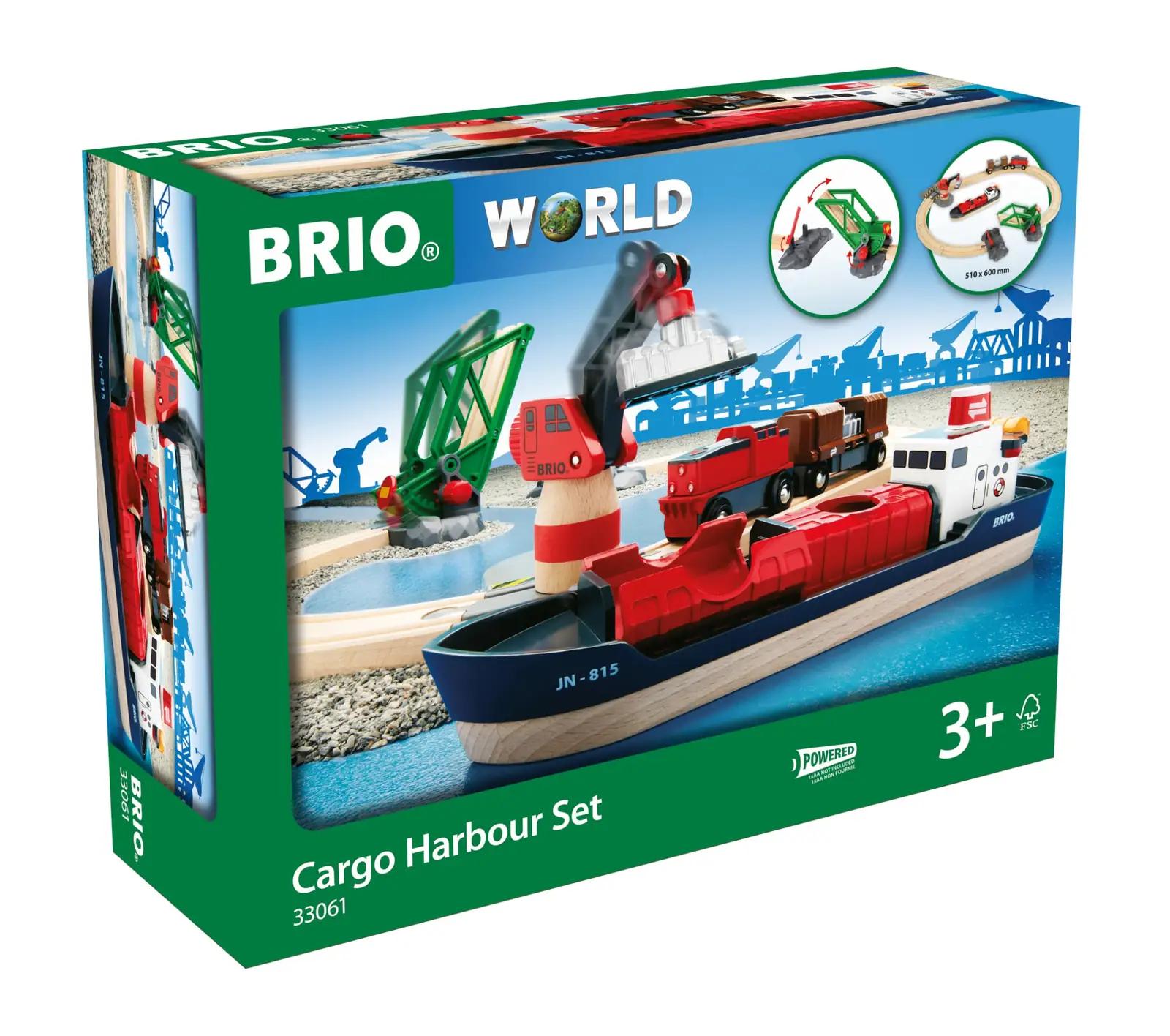 BRIO puidust sadamakomplekt 33061 – loov mäng ja õppimine – pilt 8