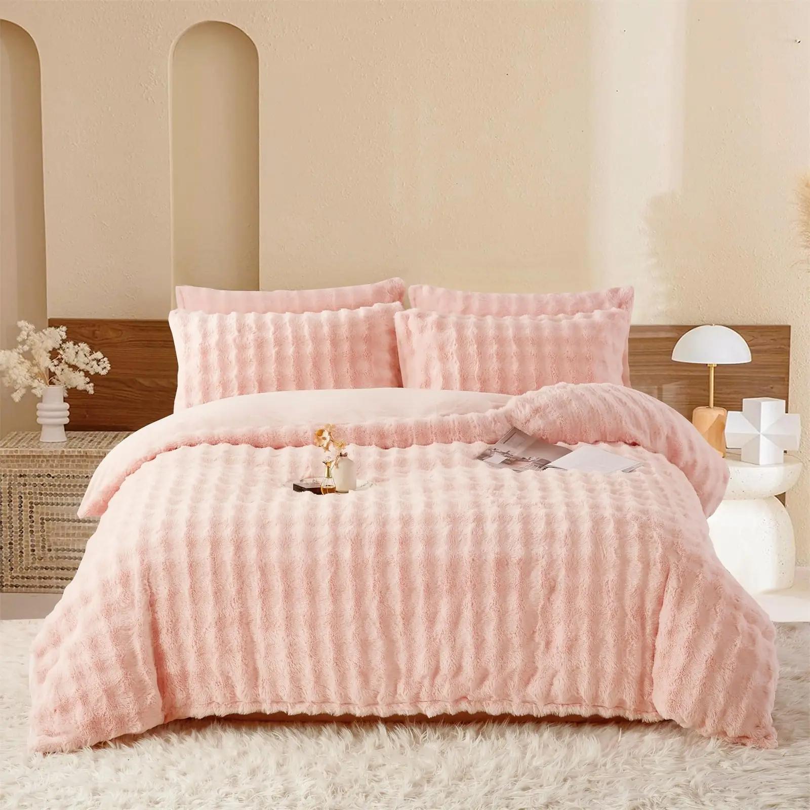 Gezu pehme flanellist voodipesu 240×260 cm – soe padi komplekt – detailne vaade