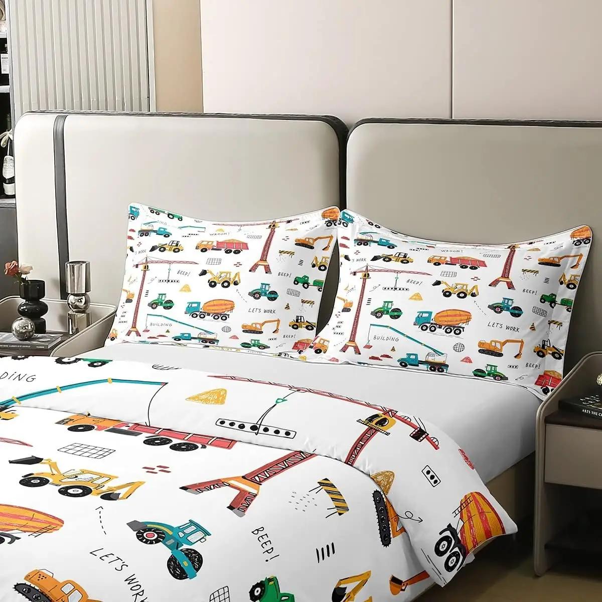 Homewish puuvillane lastevoodipesu – traktor 140×200 cm – kasutusnäide