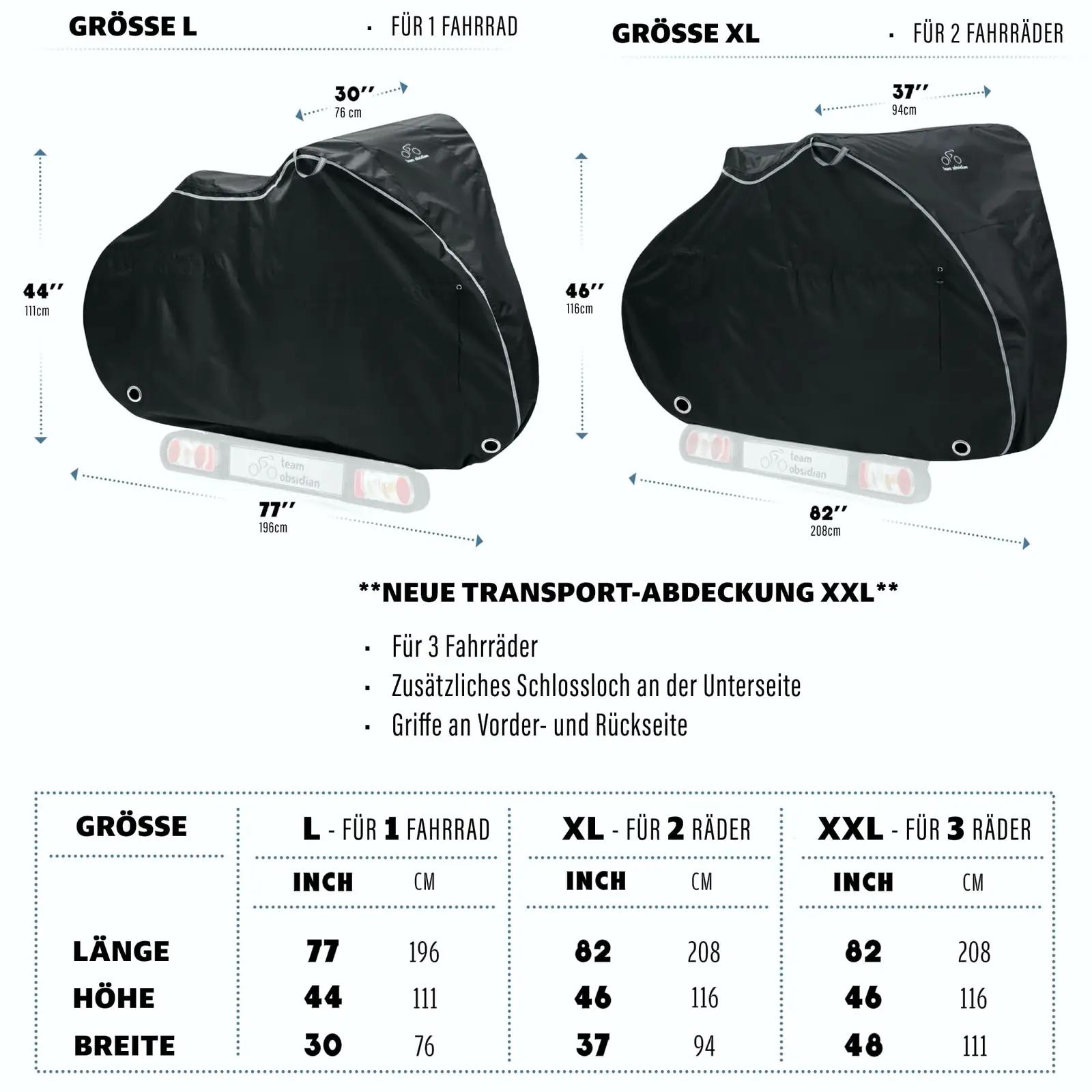 TeamObsidian veekindel jalgratta-telk 300D – kaitse ja transport – lisavaade