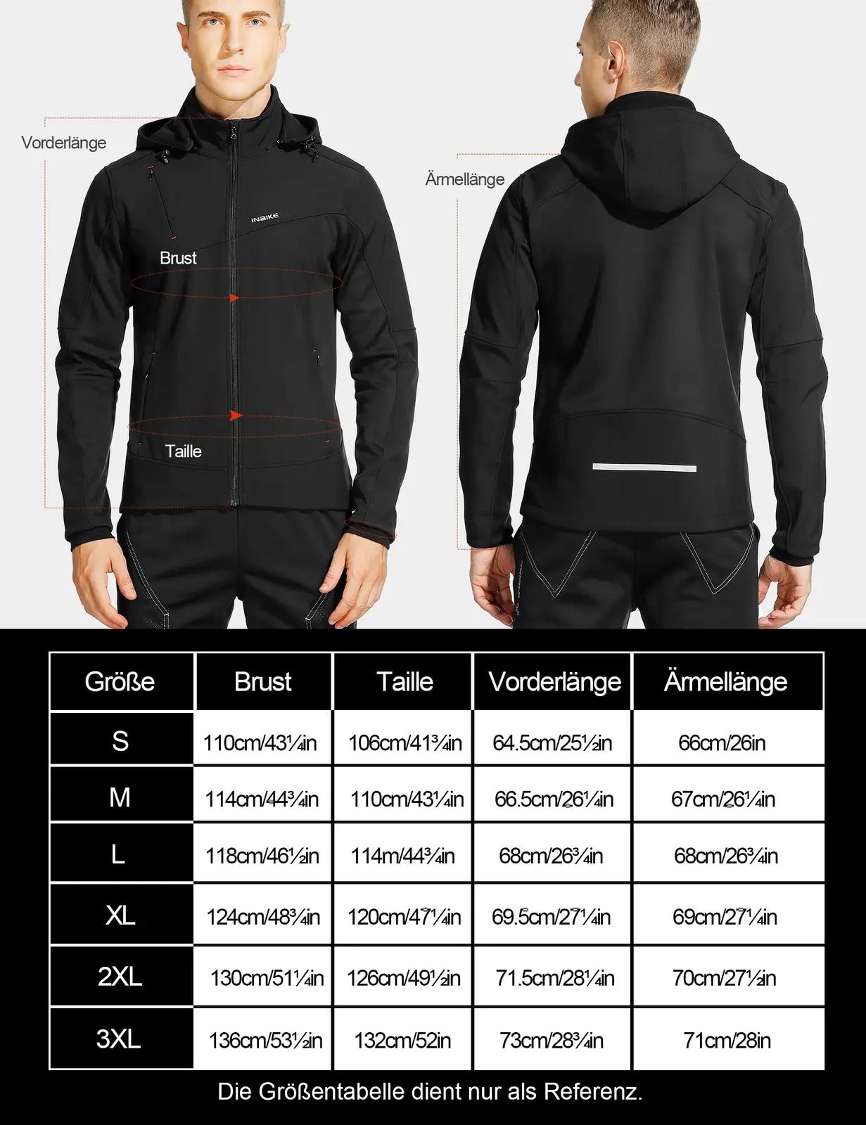INBIKE veekindel softshell‑jope meestele – soe ja hingav – pilt 8