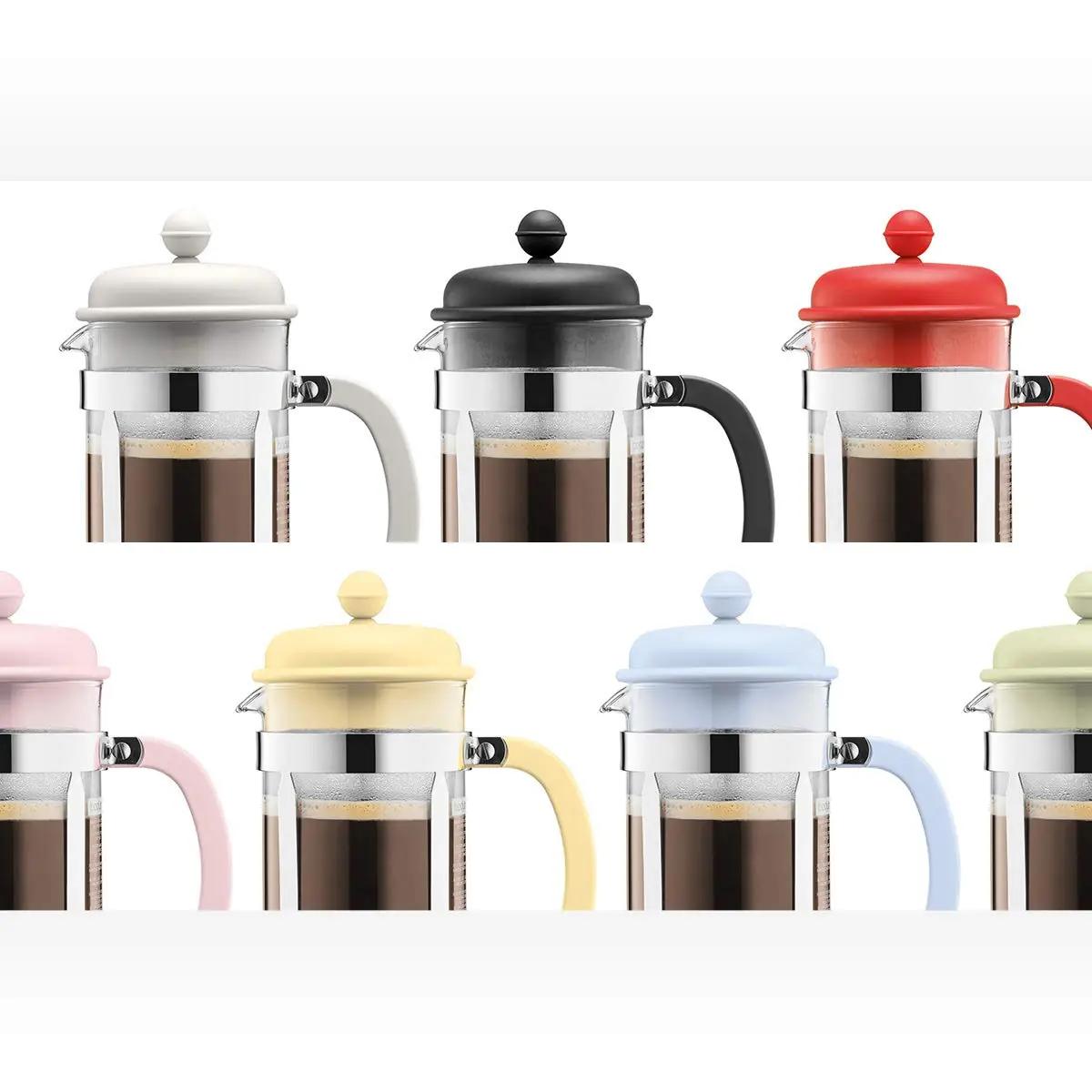 Bodum prantsuse survefilter 1L – vastupidav klaas ja teras – pakend ja tarvikud