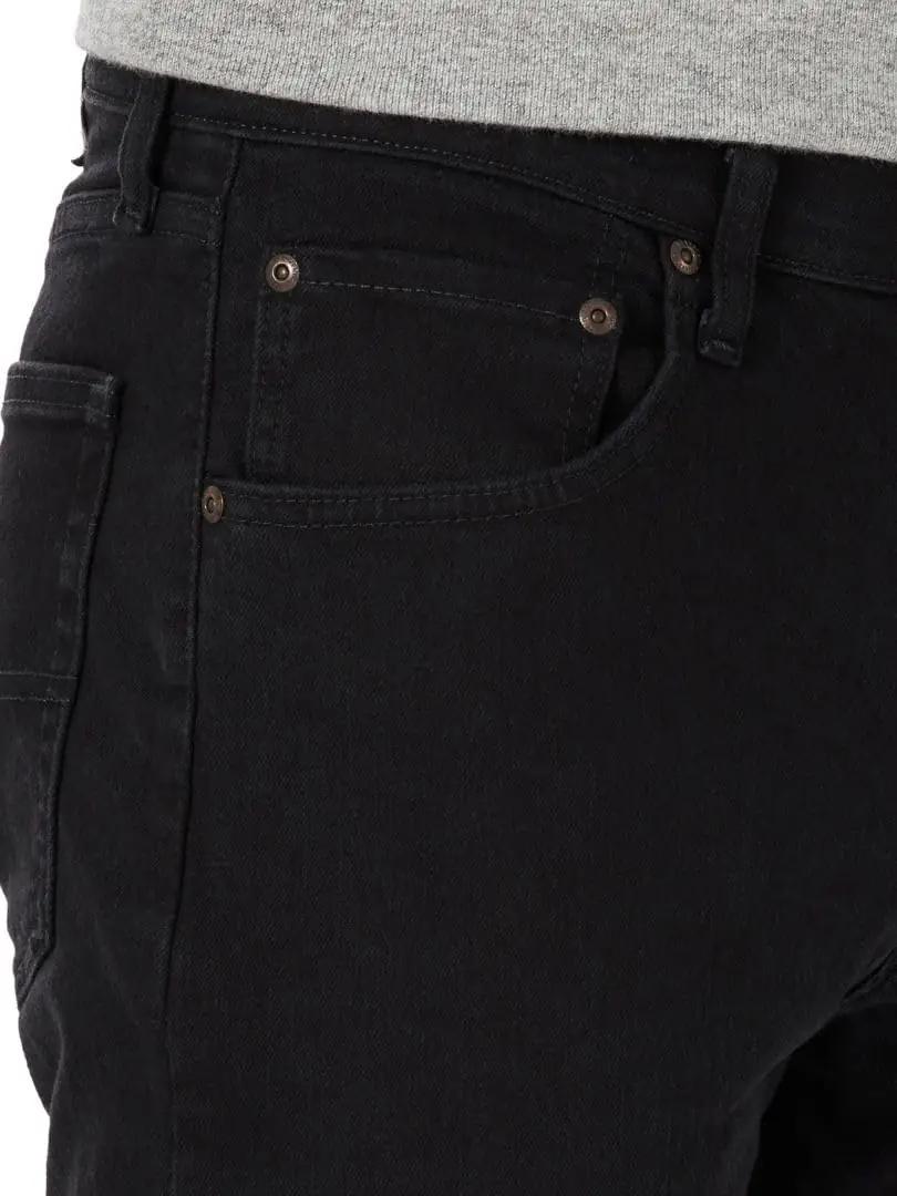 Wrangler Authentics mugavad mustad Regular Flex teksapüksid – pilt 6