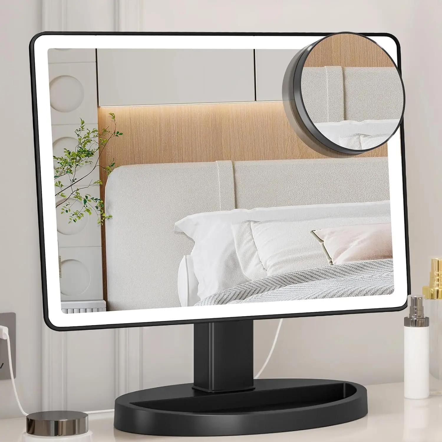 FUNTOUCH LED-meigipeegel XL mobiilne ja ergonoomiline
