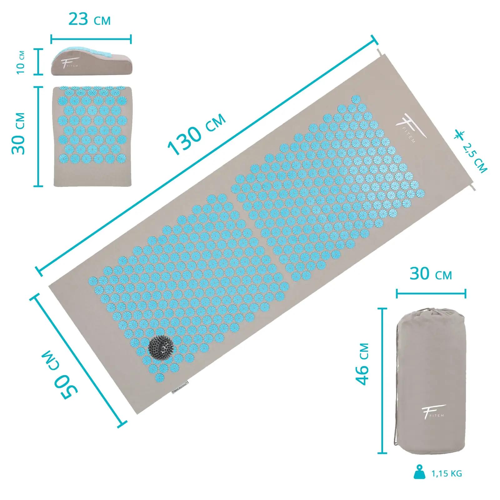 Fitem QC-M414ANDQC-PL50-Turquoise akupressuur – detailne lähivaade