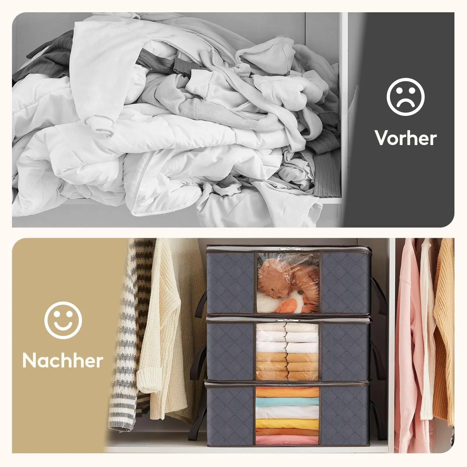 Lifewit kokkupandav riidehoiukott 35L – organiseeritud kodu – pilt 9