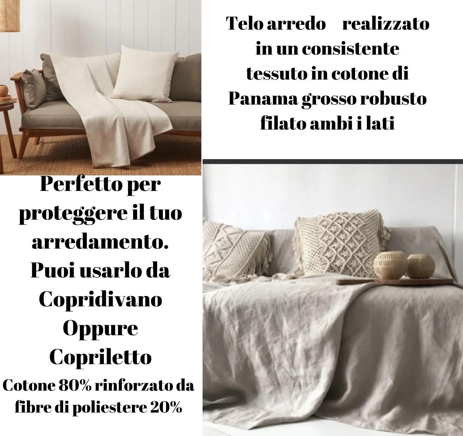 L’EMPORIO CASA naturaalne puuvillane diivanilina — vastupidav – lisavaade