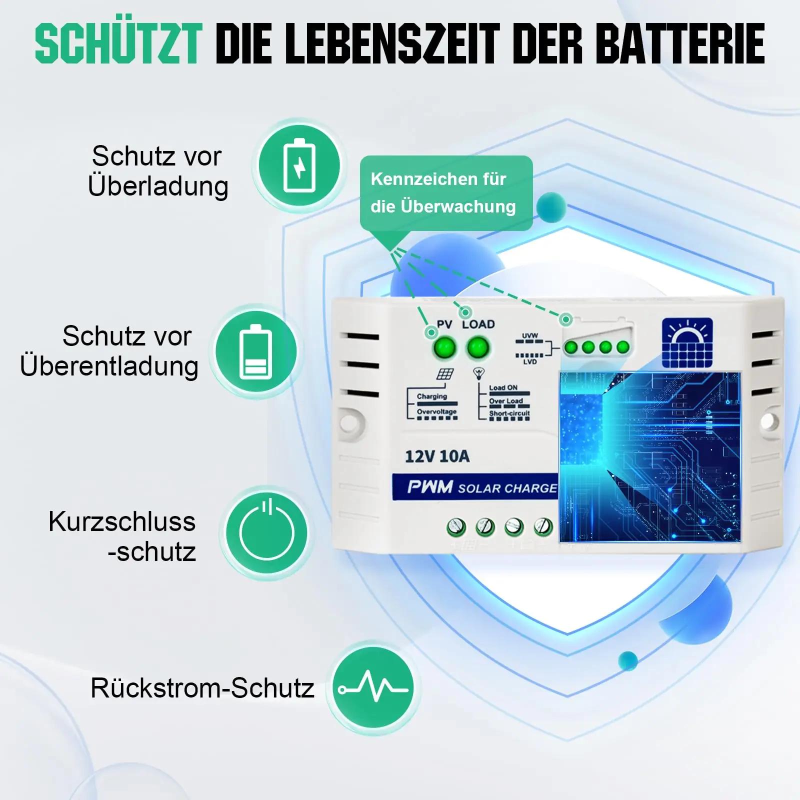 ECO-WORTHY 25W päikesepaneeli komplekt – vastupidav 12V lahendus – pilt 7