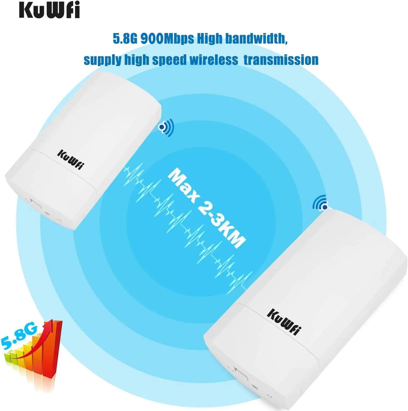 KuWFi välistingimustele sobiv 900 Mbps CPE – paindlik ühendus – detailne vaade