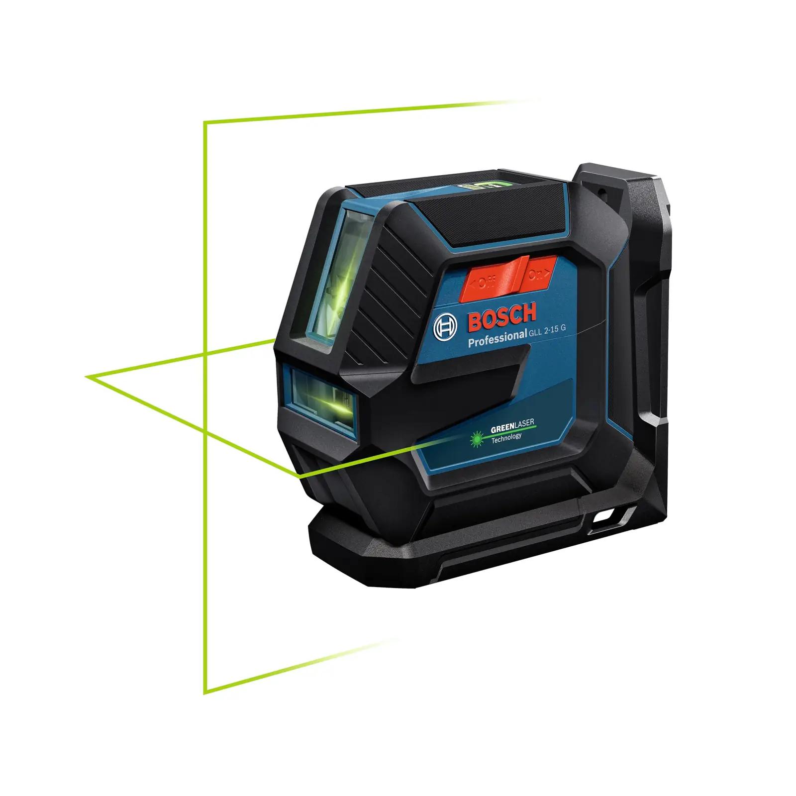 Bosch Professional tugeva kummiga siseruumi liinlaser GLL 2-15