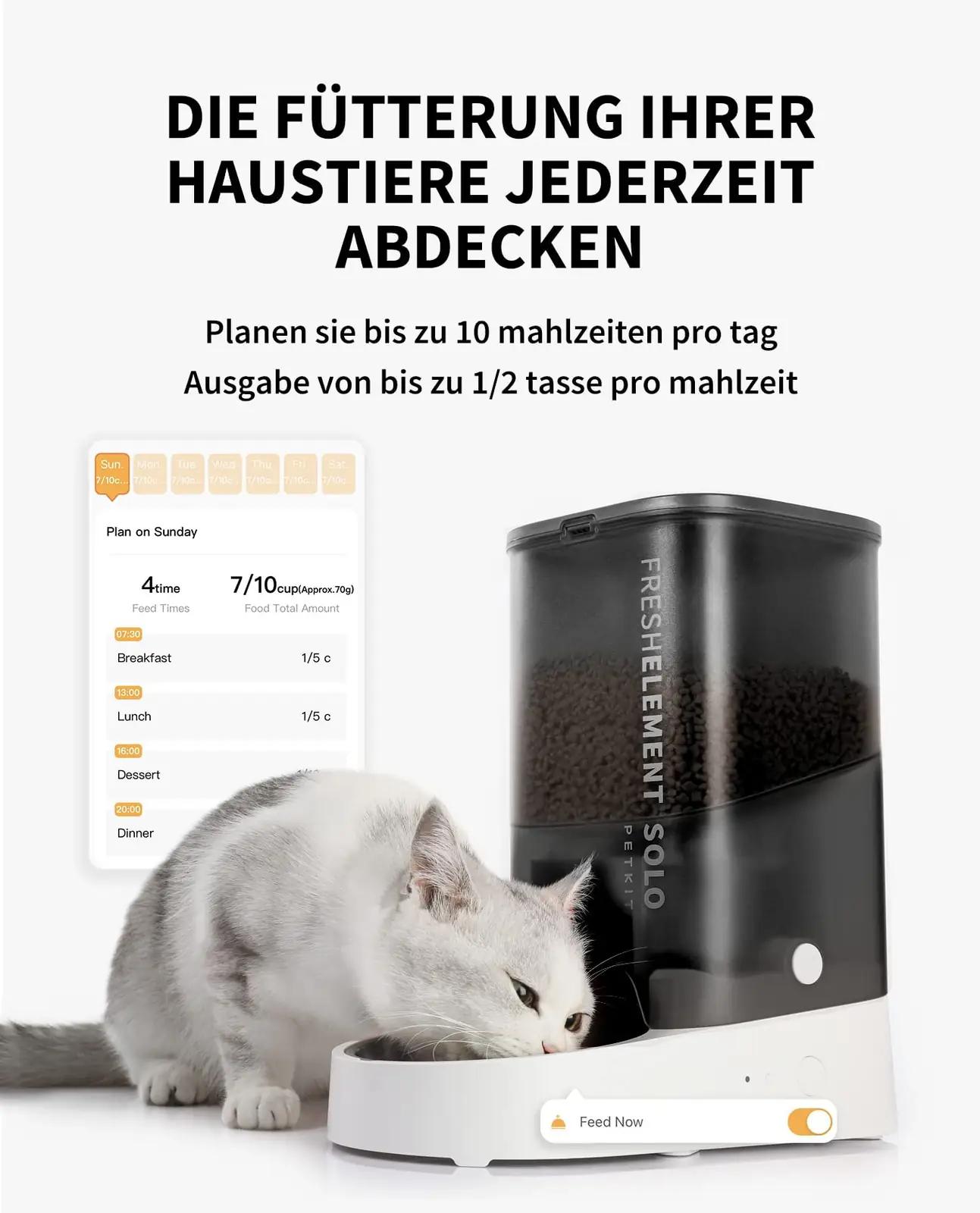 PETKIT D4-2-W-EU lemmikloomad – detailne lähivaade