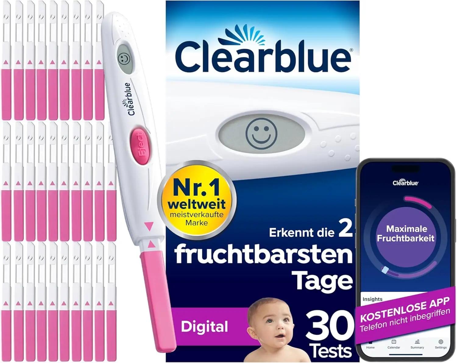 Clearblue digitaalne ovulatsioonitesti komplekt
