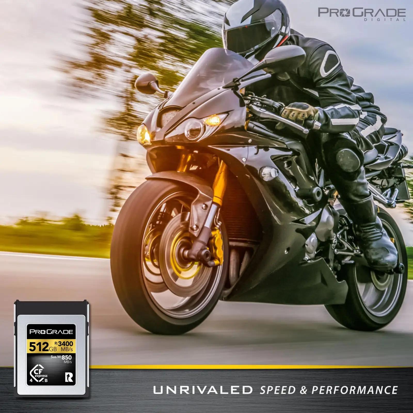 ProGrade Digital kuldne CFexpress 4.0 512 GB – kiire salvestus – pakend ja tarvikud