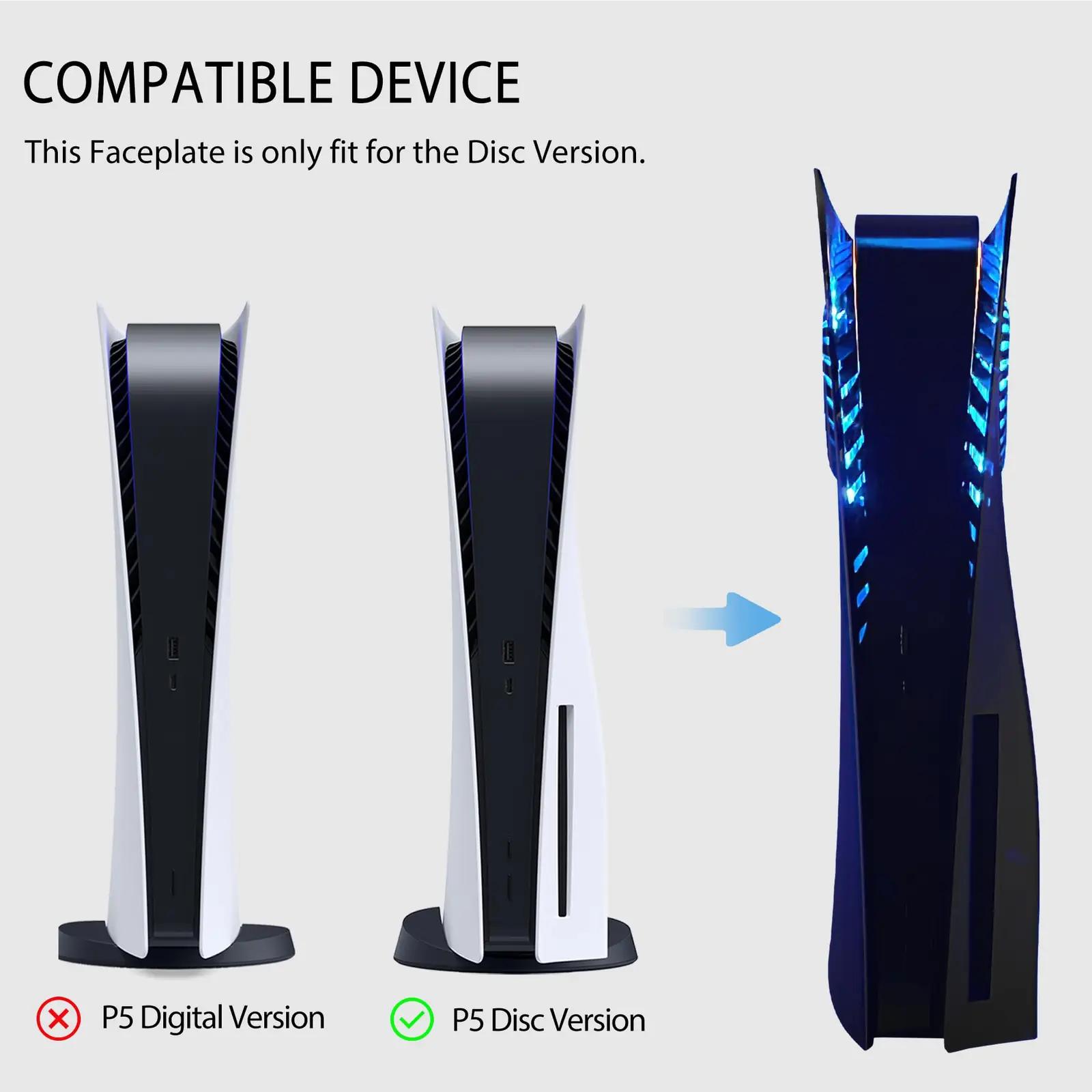 Dobewingdelou ABS-ümbris PS5 jaoks RGB-valgustusega — stiilne – pilt 7