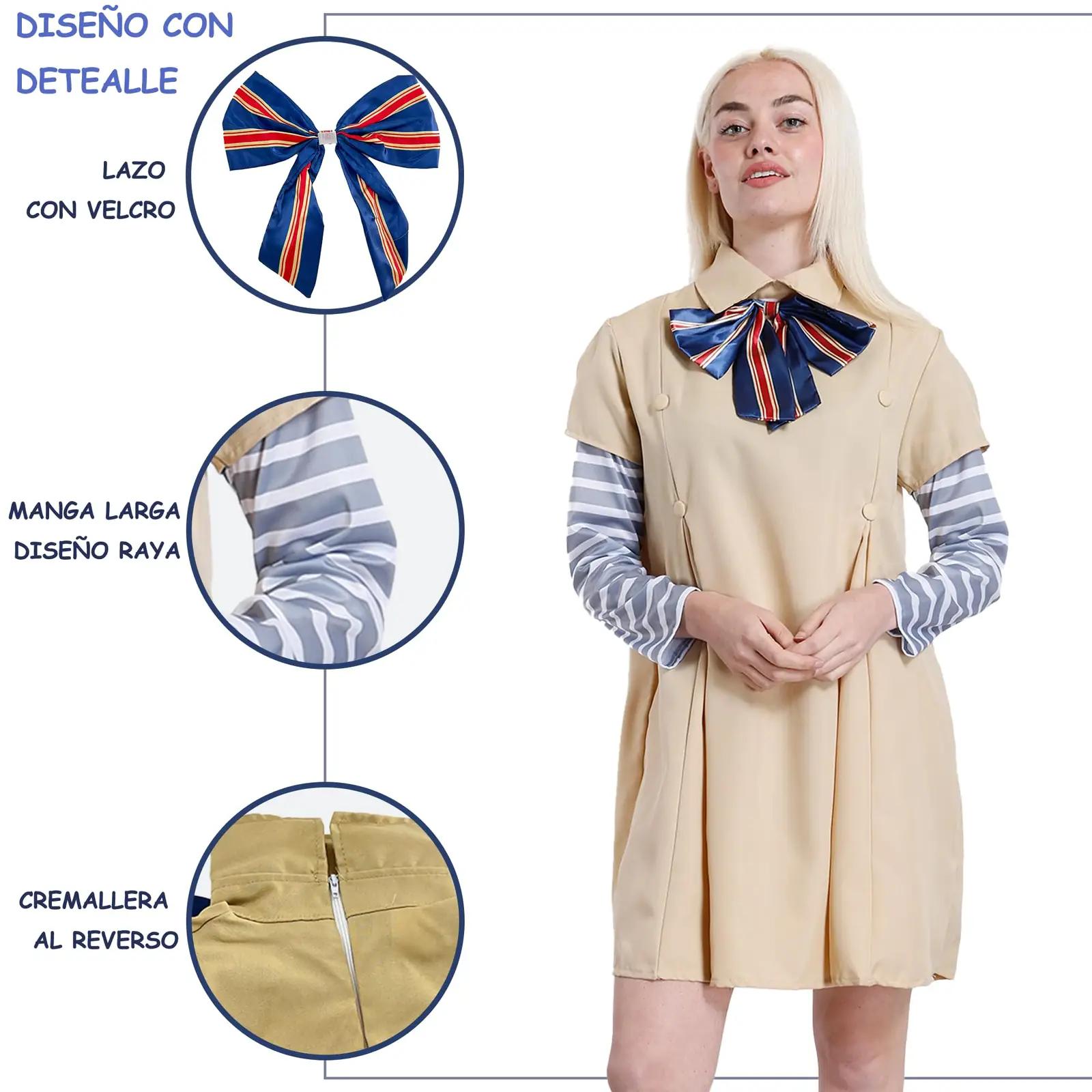 Carnavalife Megan cosplay-kleit tüdrukutele – beez polyester – lisavaade