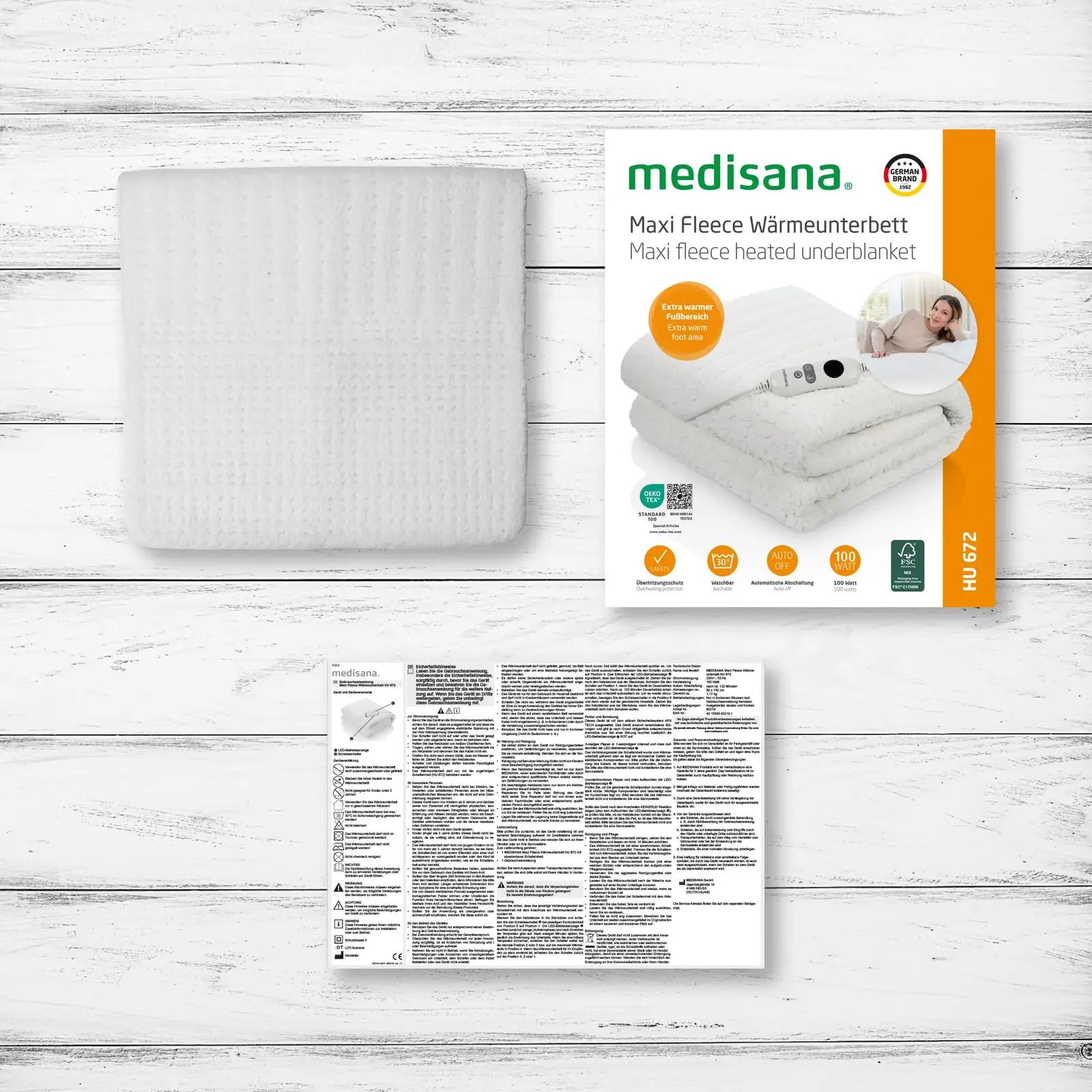 Medisana pehme fleece soojendusalus 150×80 cm – mugav ja ohutu – pilt 6