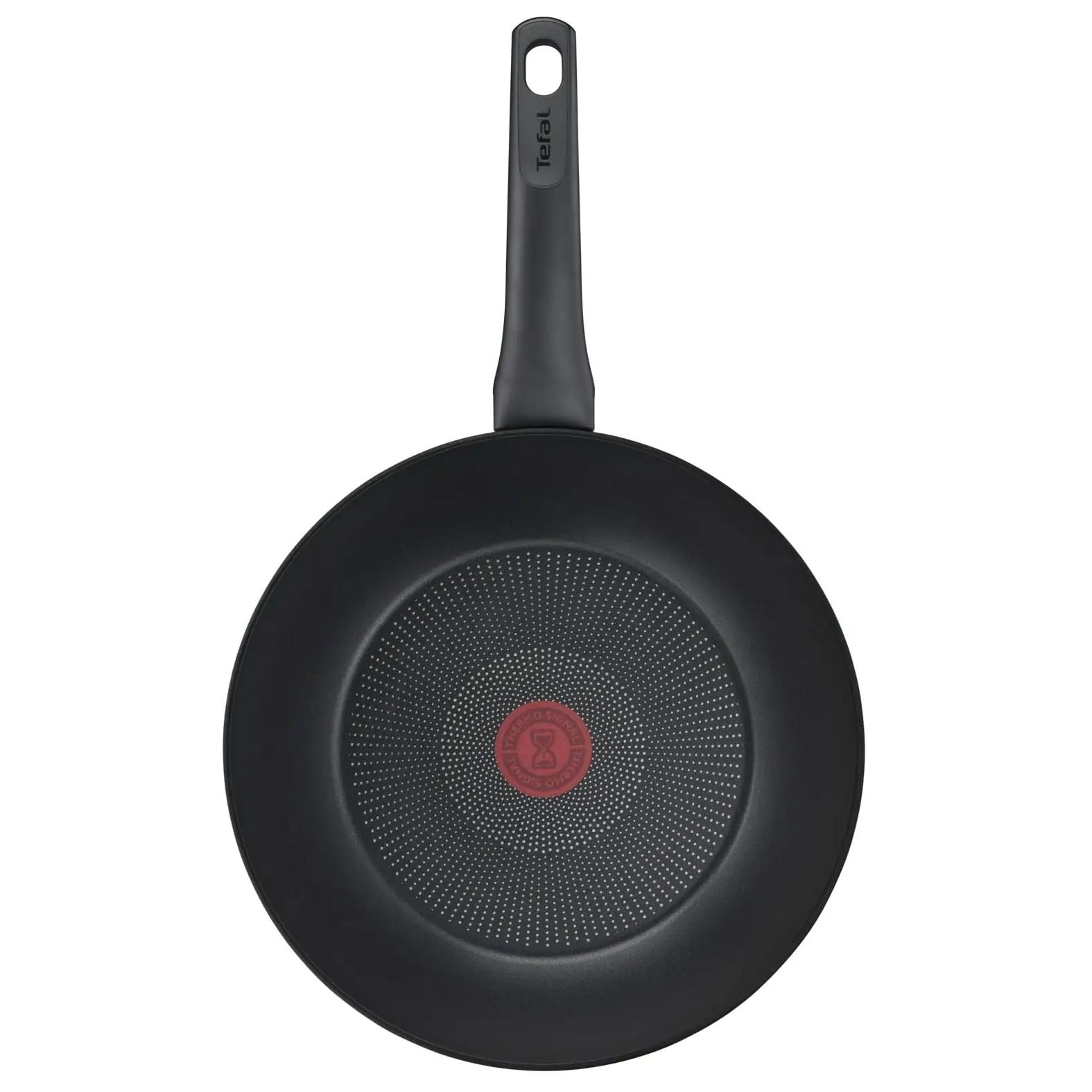 Tefal vastupidav alumiiniumwok 28 cm – ideaalne praadimiseks – detailne vaade
