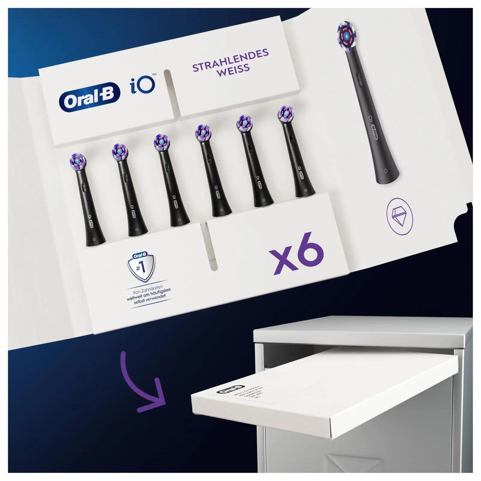 Oral-B valgendavad asendusharjased 6 tk — pehme nylon – detailne vaade