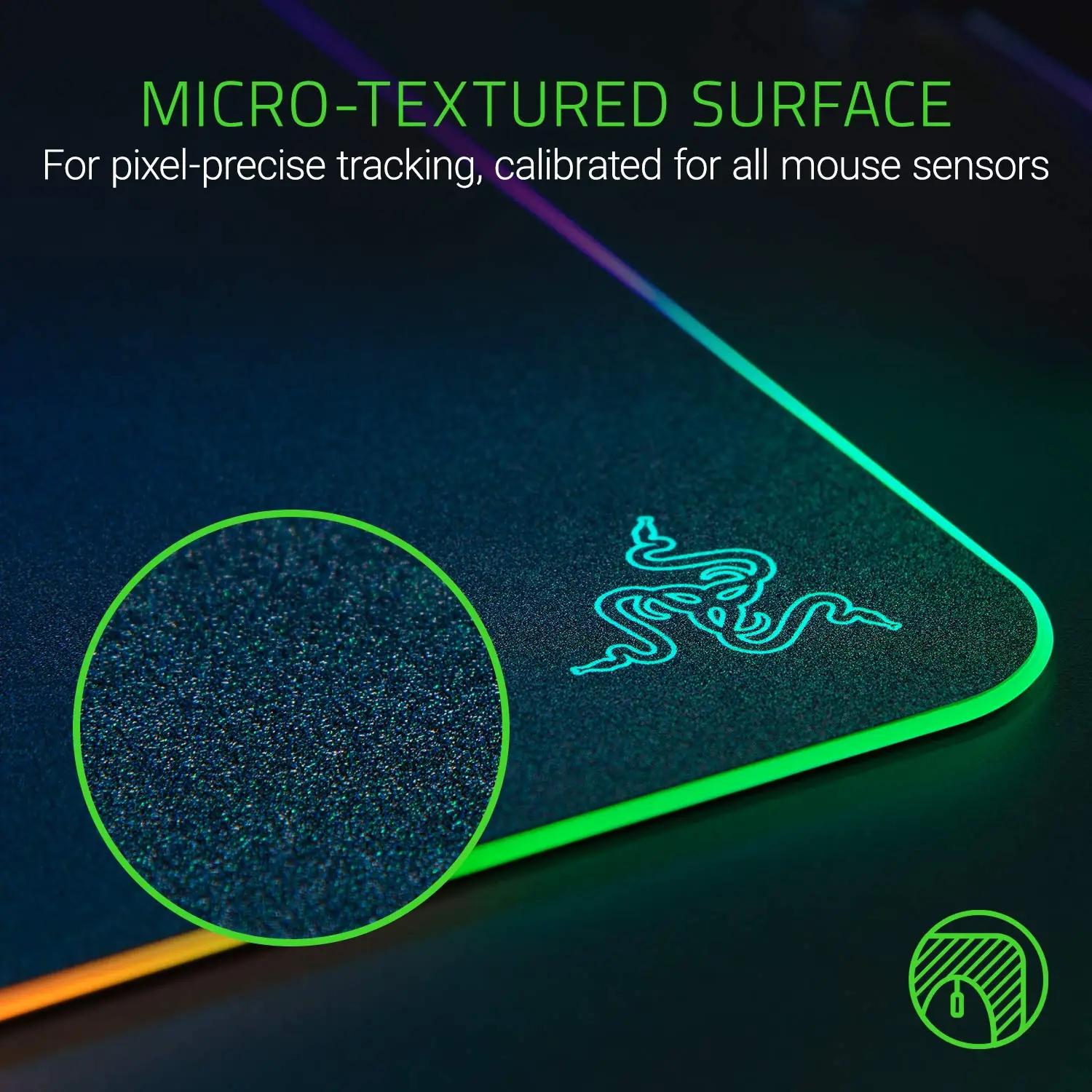 Razer LED-mänguripadi Firefly V2 — mikrotekstuuriga pinda – lisavaade