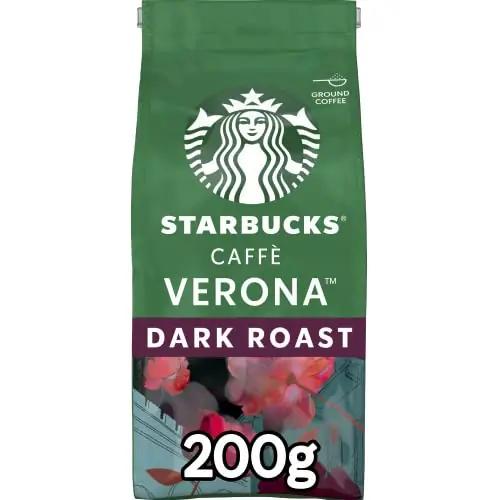 STARBUCKS tumedalt röstitud filterkohv — 6×200 g pakk – pakend ja tarvikud