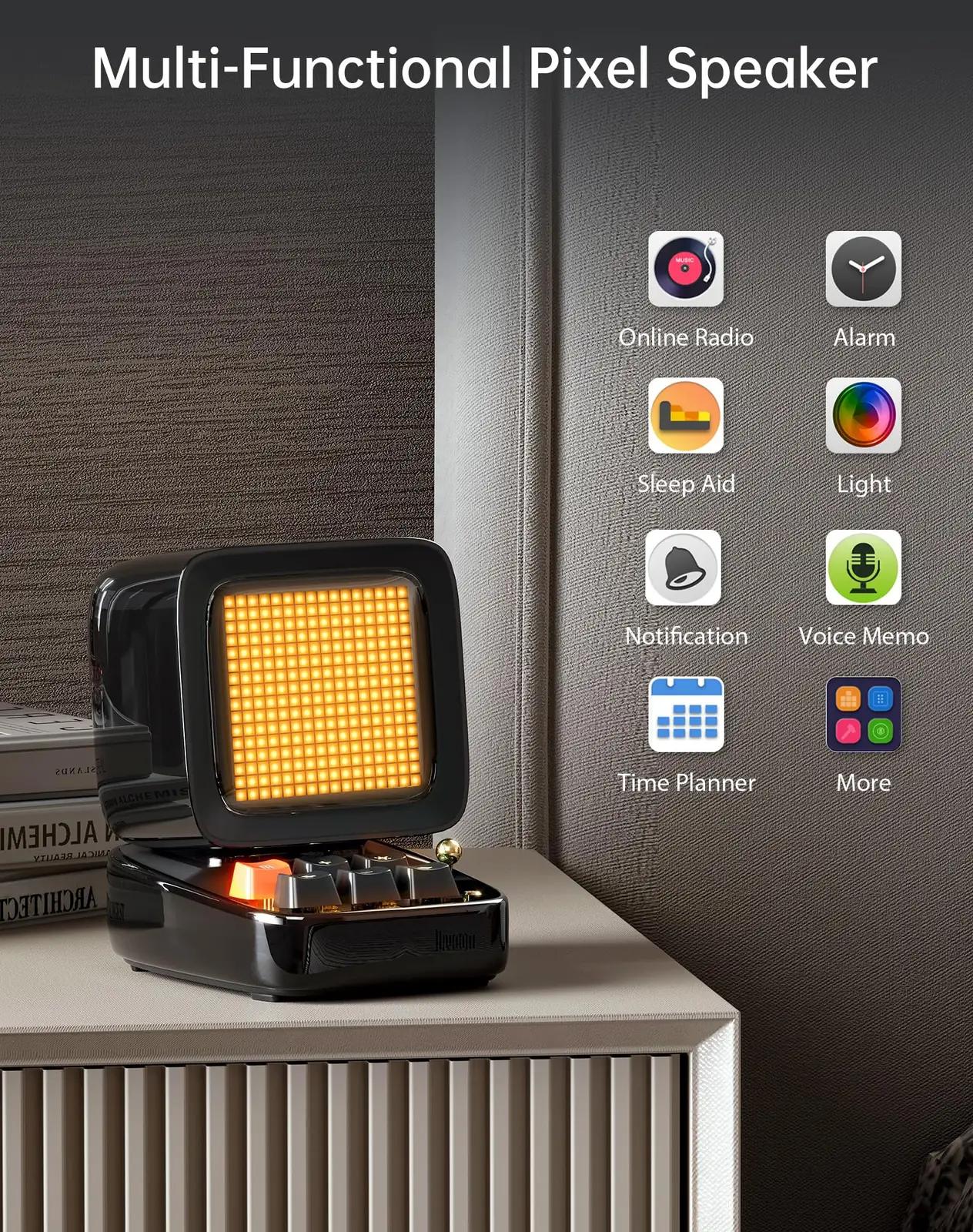 Divoom Ditoo retro-stiilis pixel LED kõlar — nutikas muusika- ja – pilt 7