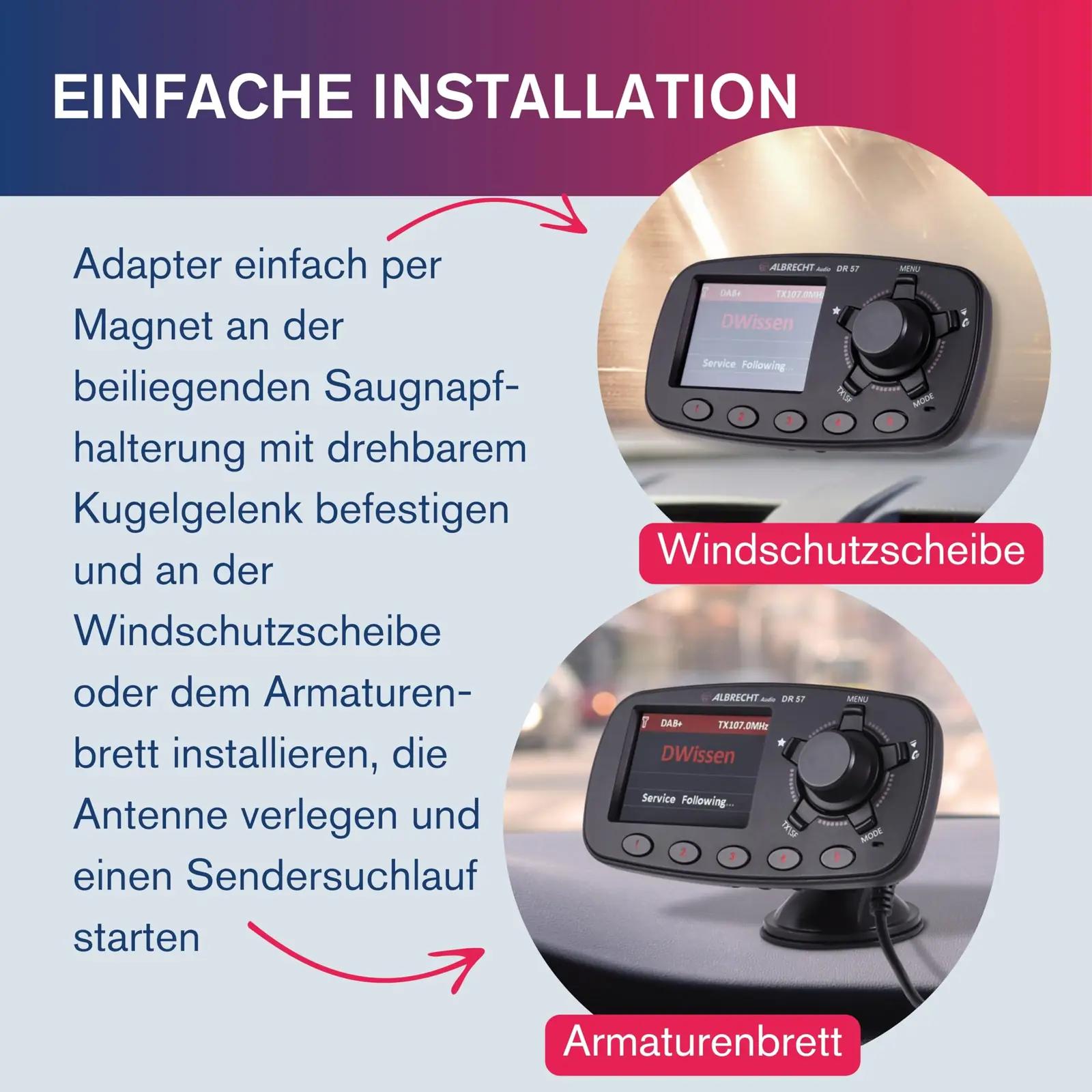 Albrecht DAB+ autoadapter — uuenda autoradio ja voogesita – kasutusnäide