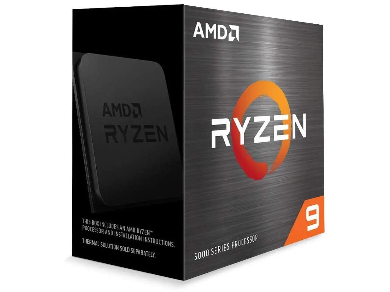 AMD protsessor Ryzen 9 5950X – võimas lauaarvuti komponente – pakend ja tarvikud