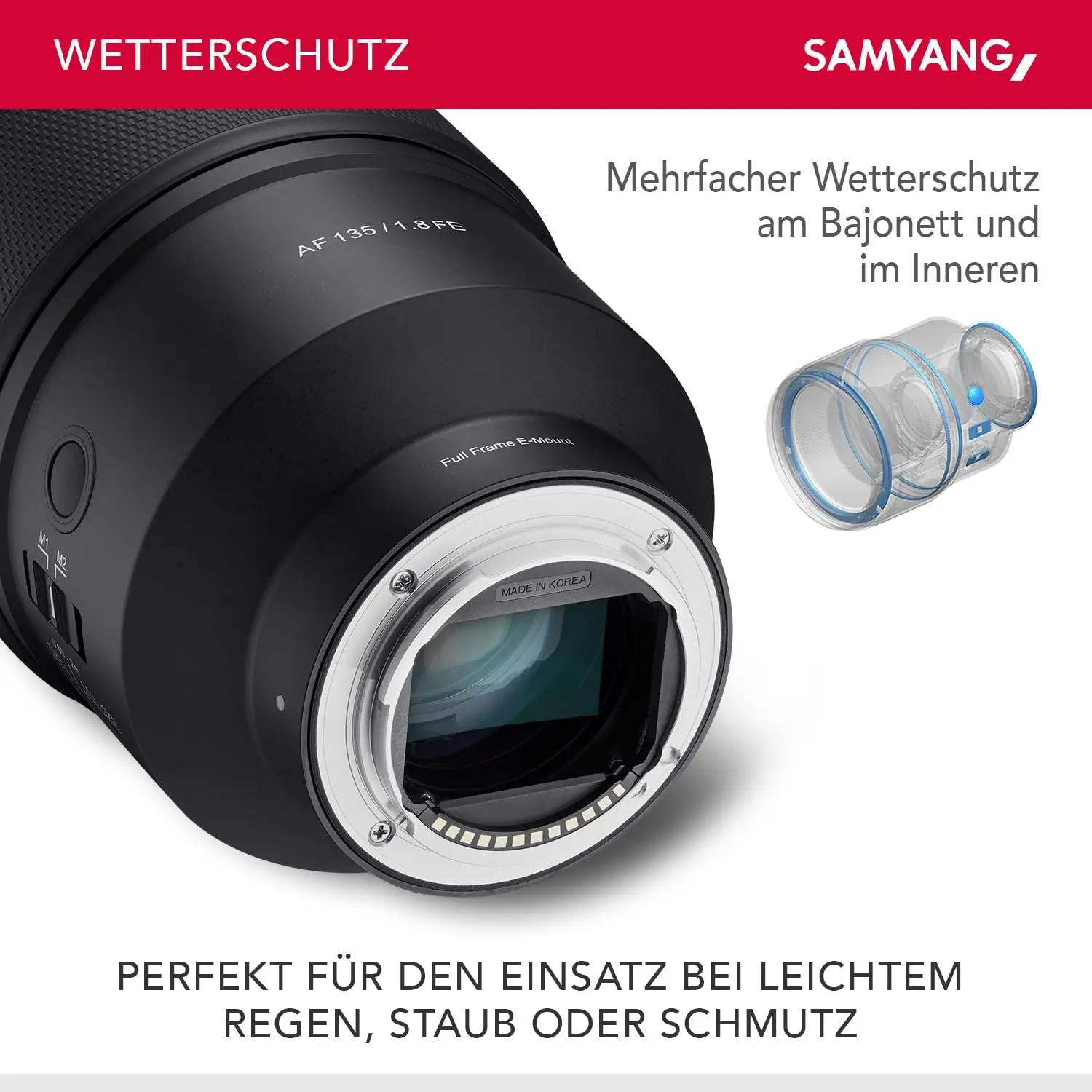 SAMYANG terav F1.8 135mm teleobjektiiv Sony FE jaoks – kasutusnäide