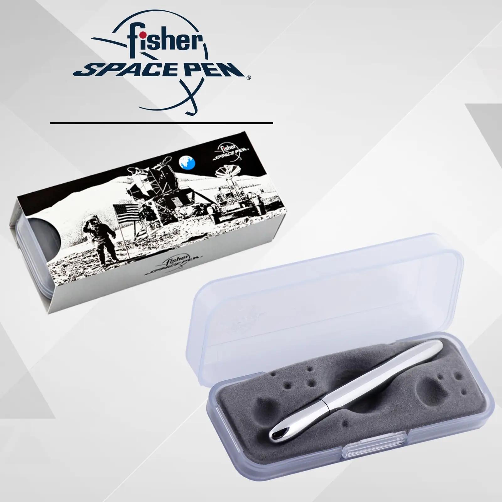 Fisher Space Pen kroomitud metallist kirjutuskingitus — – kasutusnäide