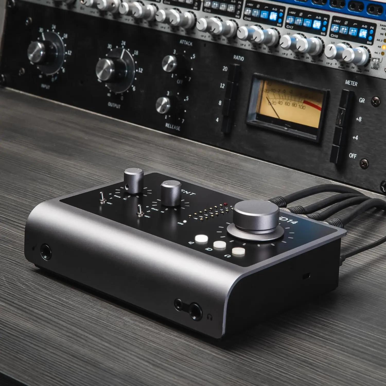 Audient stuudioheli liides iD14MKII — kvaliteetne USB-C esitlus – lisavaade