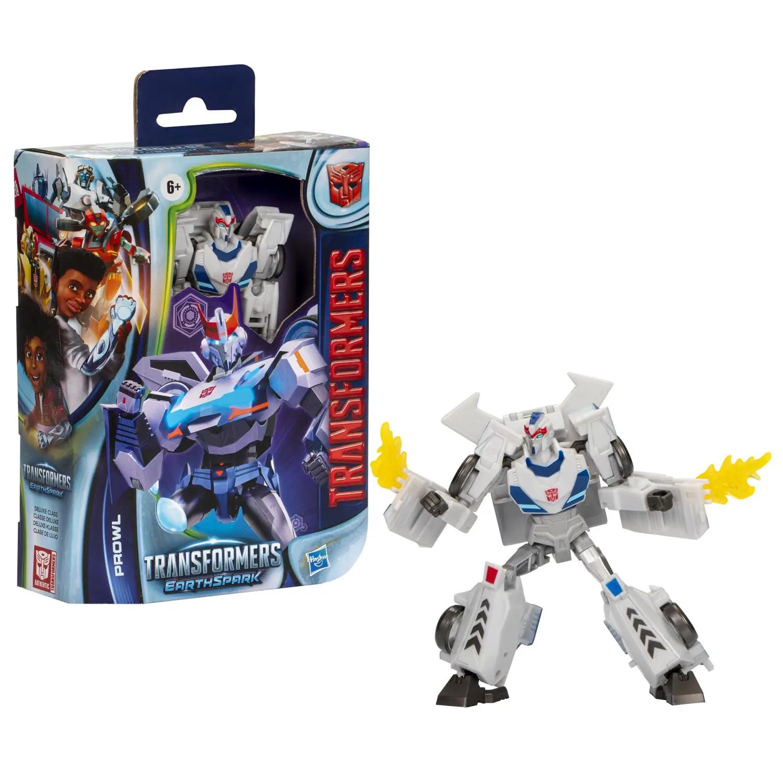 Transformers Prowl — kvaliteetne plastikust muutuva kujuga – pakend ja tarvikud