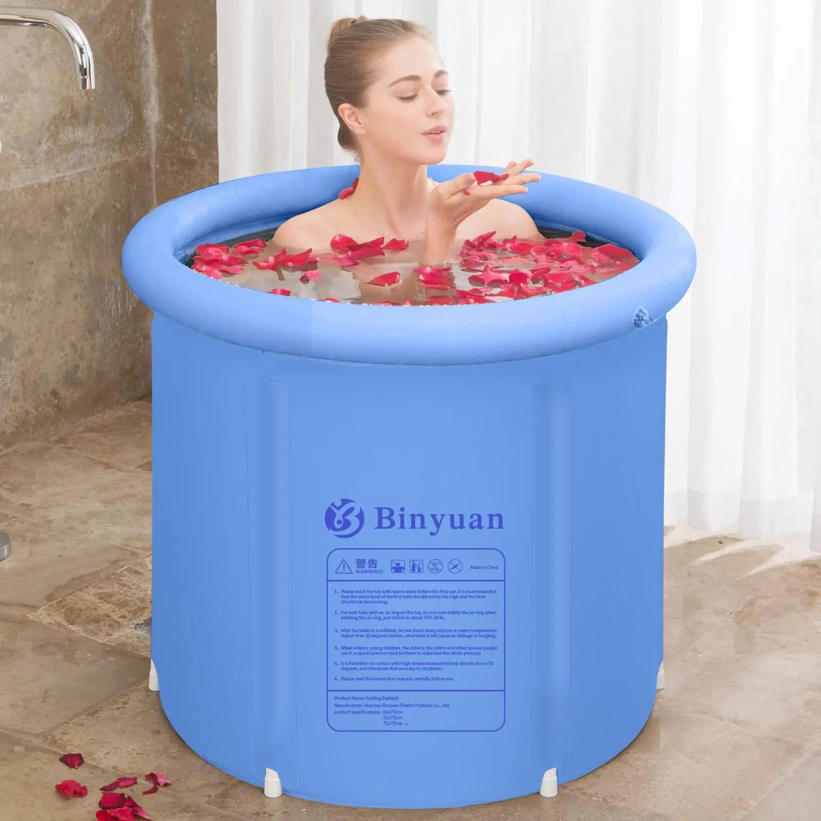 B&Y kokkupandav PVC jäävann 75×75 cm – sportlastele ideaalne – detailne vaade