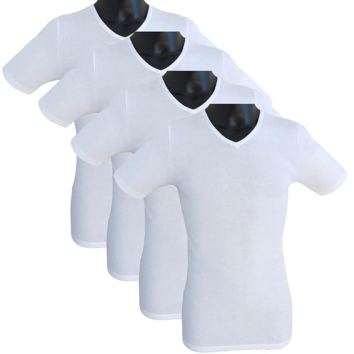 HERMKO pehme 100% biopuuvillast meeste alussärk 4XL, 4-pack – pakend ja tarvikud
