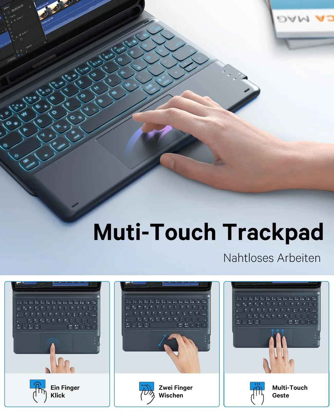 Earto kaitsev nutikas klaviatuurikorpus iPad Air 11″ – pilt 6