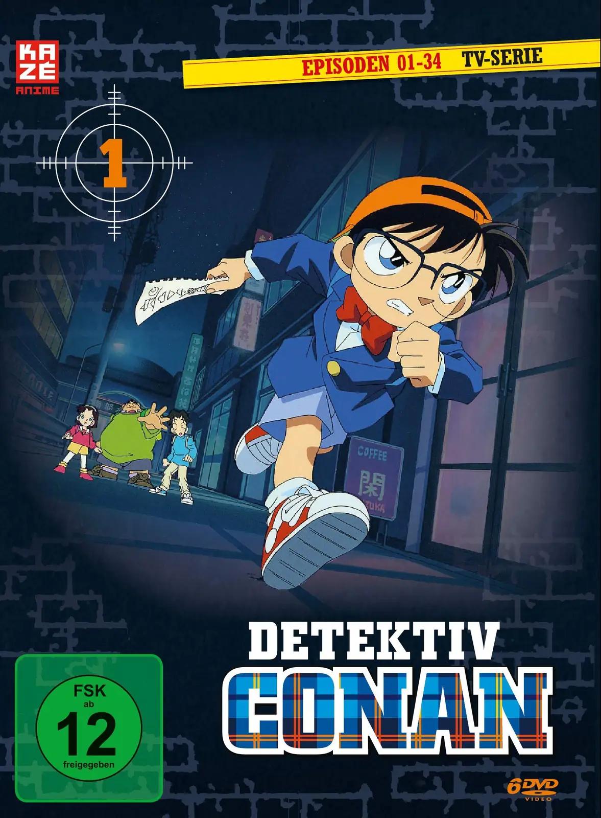 Crunchyroll DVD-kogu: Detektiv Conan Vol.1 – klassikaline sari – pakend ja tarvikud
