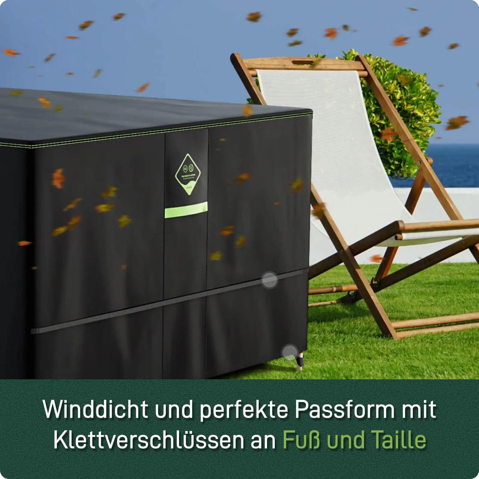 Awnic veekindel terrassimööbli kate 245x160x71 cm – kasutusnäide