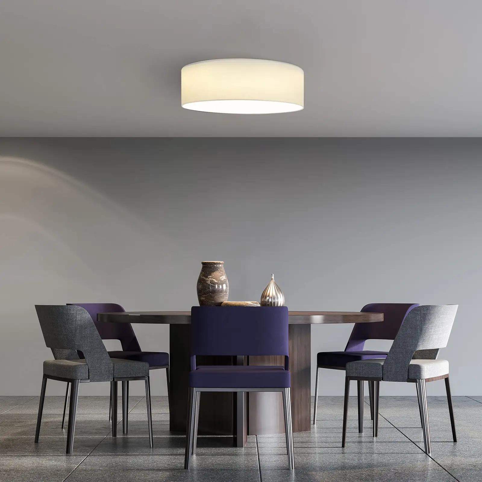 Navaris valgusti 40 cm kangakattega — modernne laelamp dimmeriga – lisavaade