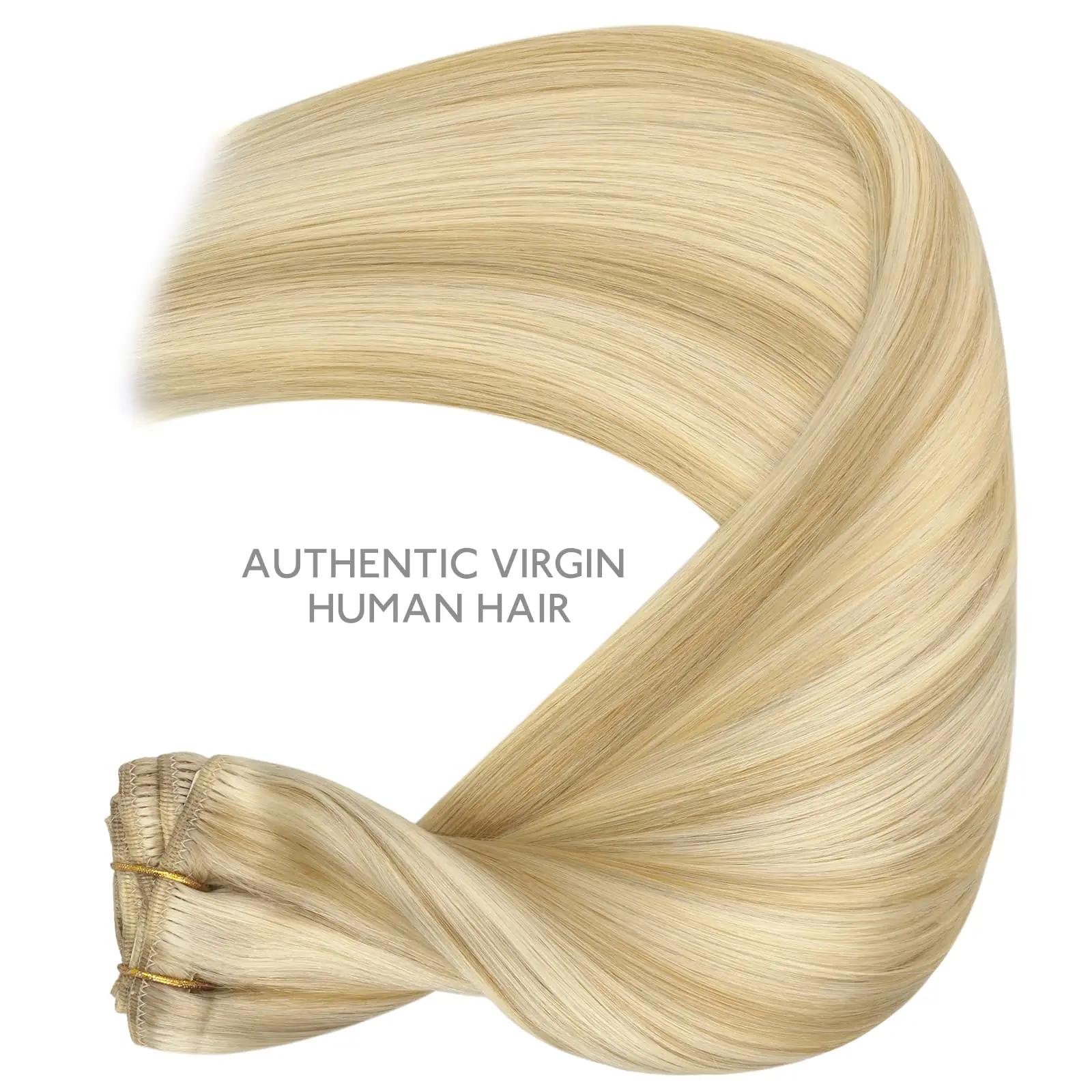 Wennalife ehtne juuksepikendus 35 cm – naturaalne kuldblond – pilt 6