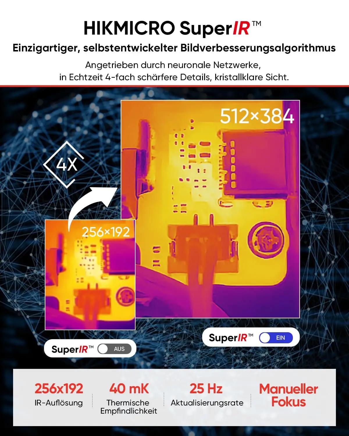 HIKMICRO juhtmevaba soojuspildikaamera – soojuspildiseadmed – pakend ja tarvikud